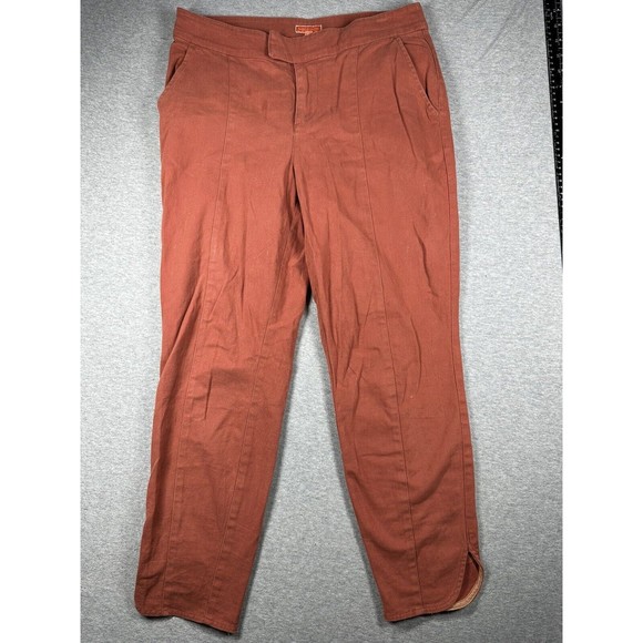 ModCloth Burnt Orange straight leg pants Size Medium‎ 30 X 25 - Picture 1 of 7